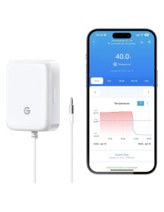 Termómetro de Congelador GoveeLife H5111 con Alarma Bluetooth