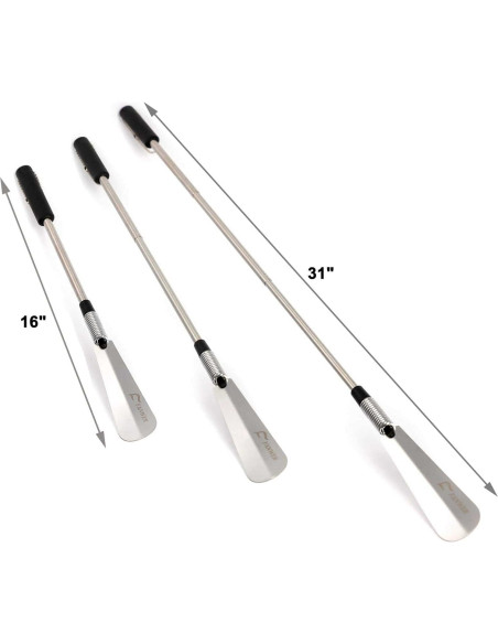 Calzador Extensible de Acero Inoxidable Fanwer 40 a 79 cm