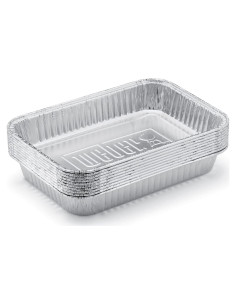 Bandejas de Goteo de Aluminio Weber 10 Piezas 19.05 x 12.7 cm