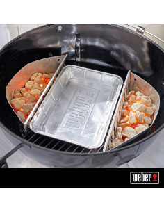 Bandejas de Goteo de Aluminio Weber 10 Piezas 19.05 x 12.7 cm 2