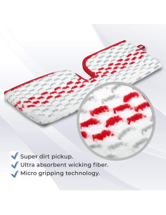 Recargas de Mopa Lavable Flammi para ProMist MAX - 4 Almohadillas 2