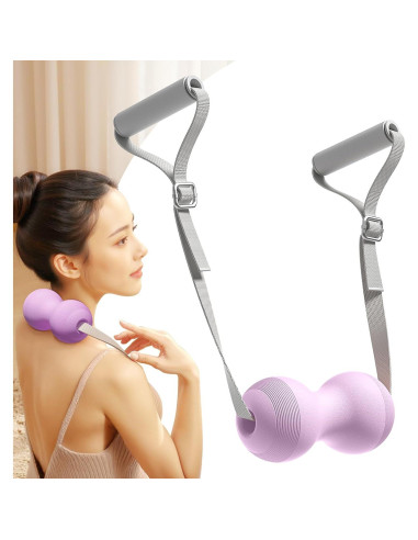 Bola de Masaje VICSKY con Correa Ajustable - Alivio Muscular