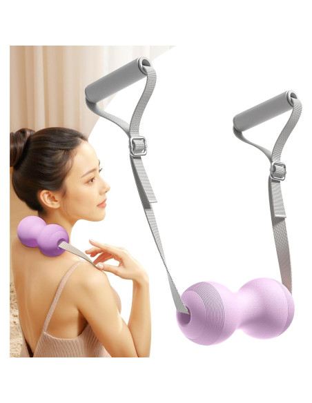 Bola de Masaje VICSKY con Correa Ajustable - Alivio Muscular