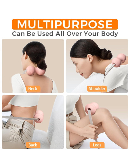 Bola de Masaje VICSKY con Correa Ajustable - Alivio Muscular