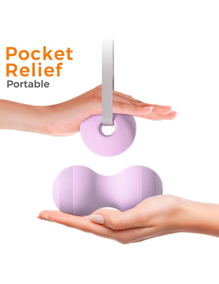 Bola de Masaje VICSKY con Correa Ajustable - Alivio Muscular