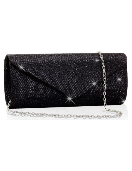 Bolso Clutch de Noche para Mujeres BBjinronjy - Brillo Elegante 23.4x4.8x9.9cm Bolso Clutch de Noche para Mujeres BBjinronjy - Brillo Elegante 23.4x4.8x9.9cm