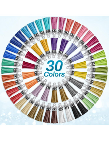 Kit de Llaveros DIY Cludoo 350 Pcs Acrílico Transparente