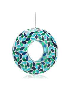 Comedero para Aves VCUTEKA Mosaico Colgante 25.4 cm Verde