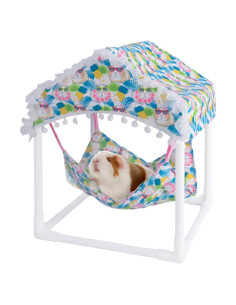 Hamaca Impermeable para Cobayas BESNEW 27x27cm Azul