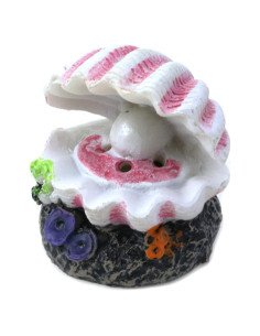 Ornamento de Acuario Tighall Volcán con Piedra de Aire 54x55mm