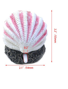 Ornamento de Acuario Tighall Volcán con Piedra de Aire 54x55mm 2