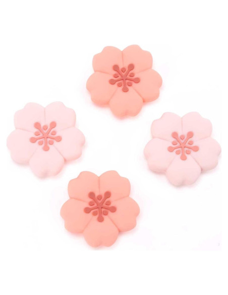 Tapas de Silicona GeekShare para Joystick Switch Sakura Tapas de Silicona GeekShare para Joystick Switch Sakura