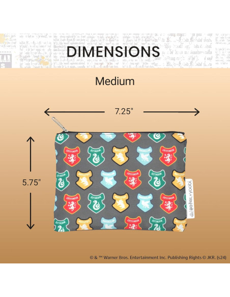 Bolsas Reutilizables para Snacks Yoobi Harry Potter - 3 Tamaños Bolsas Reutilizables para Snacks Yoobi Harry Potter - 3 Tamaños