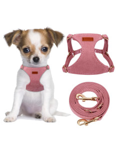 Arnés para Perros Chede XXS Rosa Antiguo Ajustable Sin Tirones