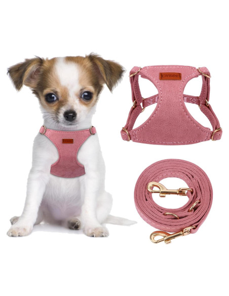 Arnés para Perros Chede XXS Rosa Antiguo Ajustable Sin Tirones