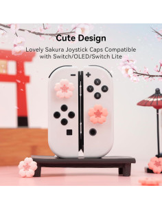 Tapas de Silicona GeekShare para Joystick Switch Sakura 2