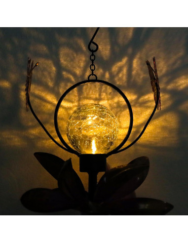 Campanas de Viento Solares Taman Mariposa 89 cm Decorativas