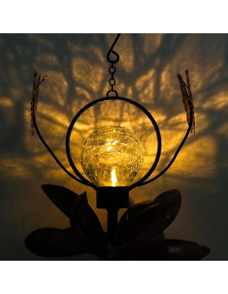 Campanas de Viento Solares Taman Mariposa 89 cm Decorativas