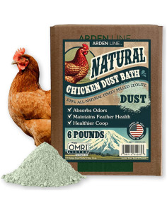 Baño de Polvo de Zeolita Natural Arden Line 2.72 kg para Pollos 2