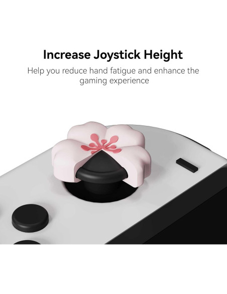 Tapas de Silicona GeekShare para Joystick Switch Sakura Tapas de Silicona GeekShare para Joystick Switch Sakura