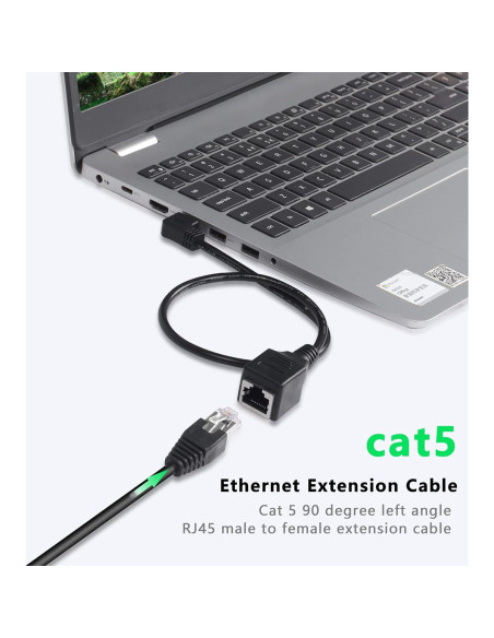 Cable de Extensión Ethernet RJ45 Macho/Hembra 50cm GELRHONR