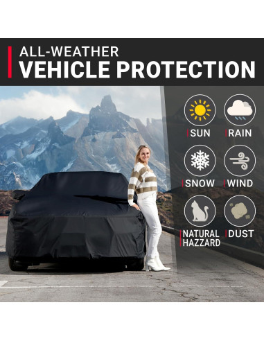 Funda de Coche iCarCover Premium Impermeable C10 Negro