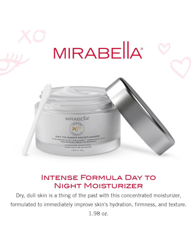 Crema Hidratante Facial Mirabella 56g - Antiarrugas y Colágeno