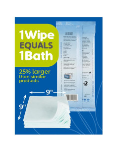 Toallitas de Baño Sin Enjuague Nurture XL con Aloe - 48 Unidades 2