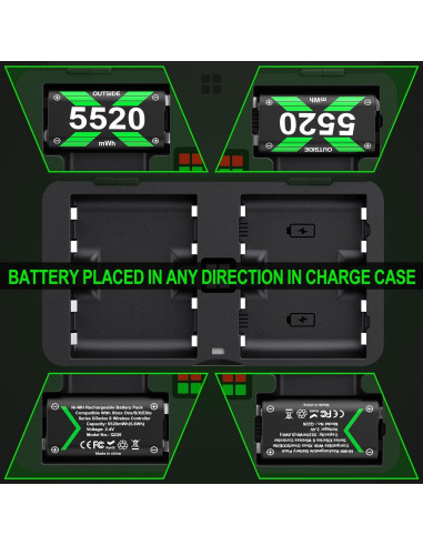 Paquete de Baterías Recargables DXKK para Xbox Series X/S