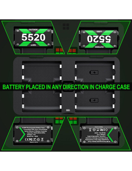 Paquete de Baterías Recargables DXKK para Xbox Series X/S