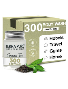 Gel de Ducha Terra Pure Té Verde 30 ml - 300 Piezas