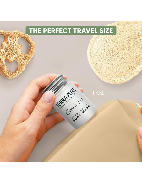 Gel de Ducha Terra Pure Té Verde 30 ml - 300 Piezas Gel de Ducha Terra Pure Té Verde 30 ml - 300 Piezas
