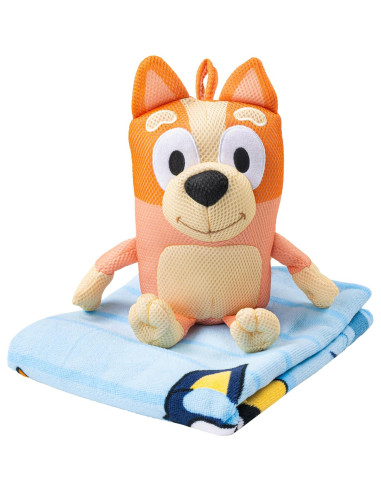 Juego de Toalla de Baño y Compañero de Agua Jay Franco - Bluey