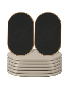 Paquete de 8 deslizadores de muebles Kayzn 24.1x14.6 cm para alfombra