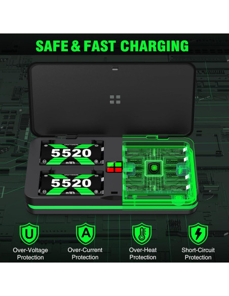 Paquete de Baterías Recargables DXKK para Xbox Series X/S