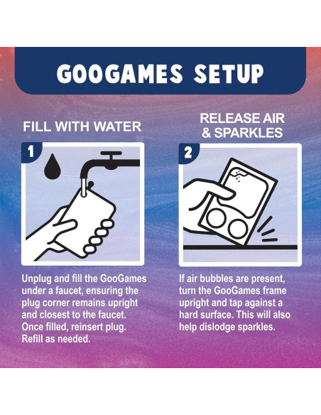 GooGames Juguete Sensorial de Agua Portátil Arcade 19x11cm