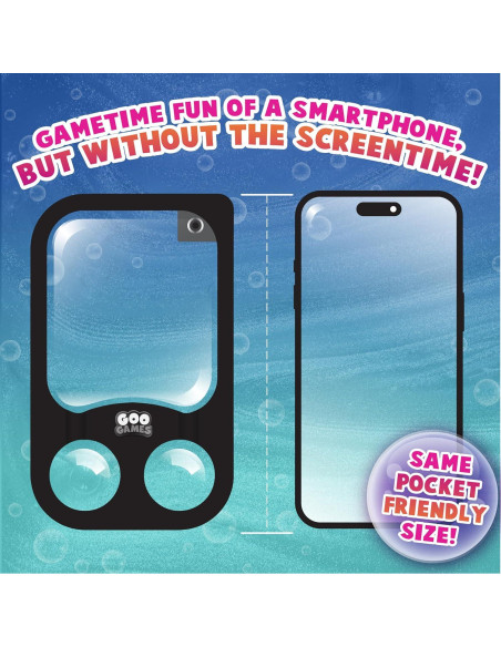 GooGames Juguete Sensorial de Agua Portátil Arcade 19x11cm