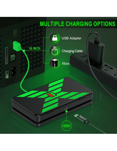 Paquete de Baterías Recargables DXKK para Xbox Series X/S