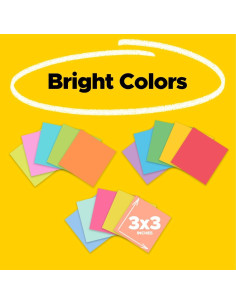 Post-it Notas Super Adhesivas 7.6x7.6cm Colores Variados 15 Bloc 2