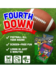Juego de Cartas Fourth Down - Brokli - Fútbol Familiar 2