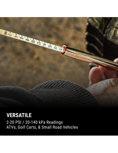 Medidor de Presión de Neumáticos Milton S-917, 2-20 PSI
