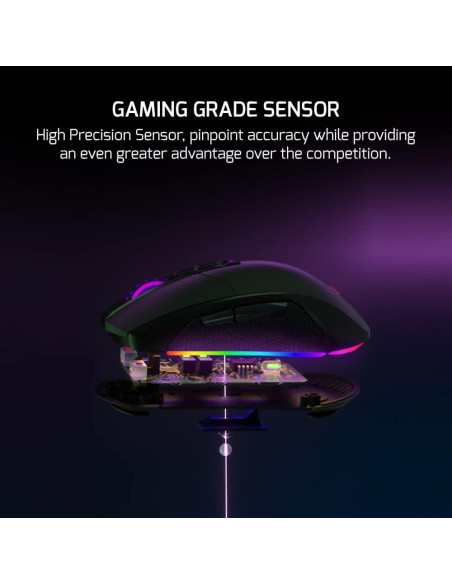 Game Power Kyojin Ratón Gaming Cable RGB 6400 DPI