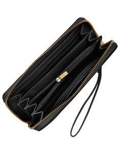 Cartera de Cuero Fossil Logan con Bloqueo RFID para Mujeres 2