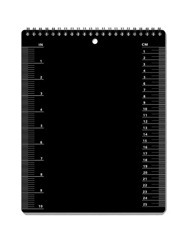 Cuaderno Legal WRENBEN Impermeable A4 Negro 100 Páginas