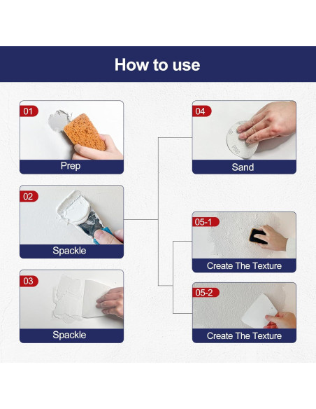 Kit de Reparación de Paneles de Yeso BONCART 8.6oz - Herramientas Todo en Uno