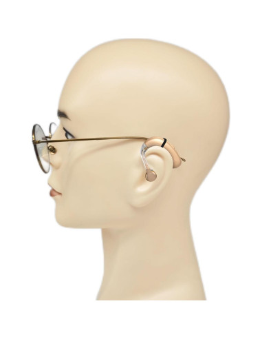 30 Retenedores de Audífono para Gafas CSLJMY - Blanco/Negro