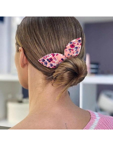 4 Piezas Hacedor de Moños Deft Orejas de Conejo Flor