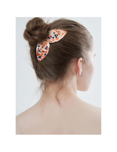 4 Piezas Hacedor de Moños Deft Orejas de Conejo Flor