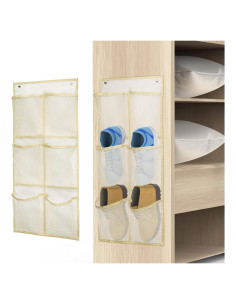 Estante para zapatos montado en la pared Yocice 2Pack Beige