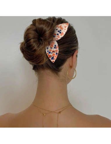 4 Piezas Hacedor de Moños Deft Orejas de Conejo Flor